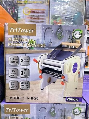 Электрическая лапшерезка TriTower - Назначение: раскатка теста и