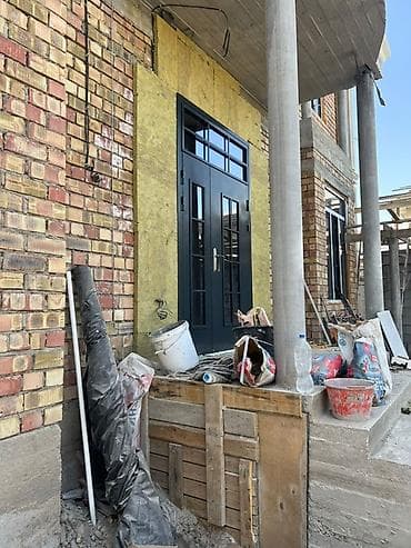 вазы из цветного стекла: Двери для домов и квартир, Металлическая, Одностворчатая, Со стеклом, цвет - Серый — 4