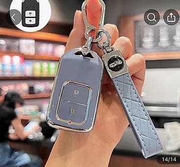 Мужская одежда: Стильный чехол-брелок для автомобильного ключа с ремешком - — 4