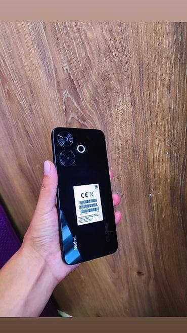 Redmi, Redmi 13, Б/у, 128 ГБ, цвет - Черный, 1 SIM, 2 SIM