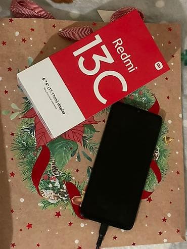 Техника жана электроника: Redmi, Redmi 13C, Колдонулган, 256 ГБ, түсү - Кара, 2 SIM — 2