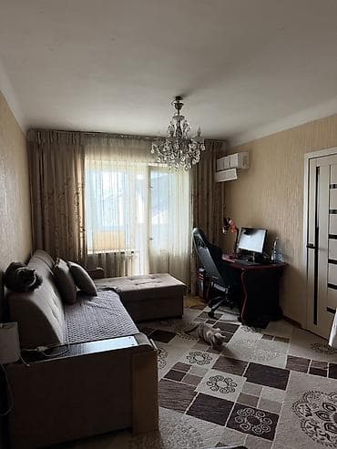продаю 2 ком кв аламедин 1: 2 комнаты, 42 м², Индивидуалка, 4 этаж, Косметический ремонт — 3