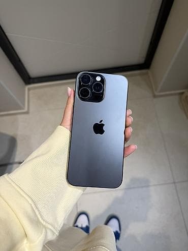есим: IPhone 15 Pro, Б/у, 256 ГБ, Black Titanium, Чехол, 94 % — 1