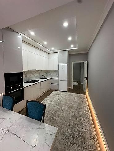 2 комнаты, 78 м², Джал мкр (в т.ч. Верхний, Нижний, Средний) Элитка, 4 этаж, Евроремонт