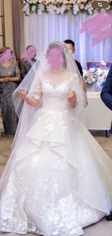 Свадебные платья: Продаю свадебное платье! Одевалось всего 1 раз на 2 часа. Состояние — 2