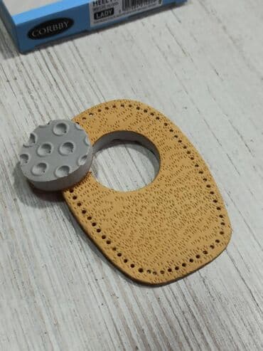 фиксатор на голеностоп: Подпяточник при шпоре ⠀ Из натуральной кожи для облегчения болевых — 5