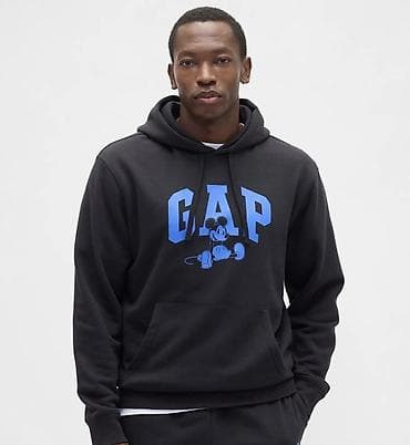 Мужская толстовка, XL, Gap, Новый, цвет - Черный, Самовывоз