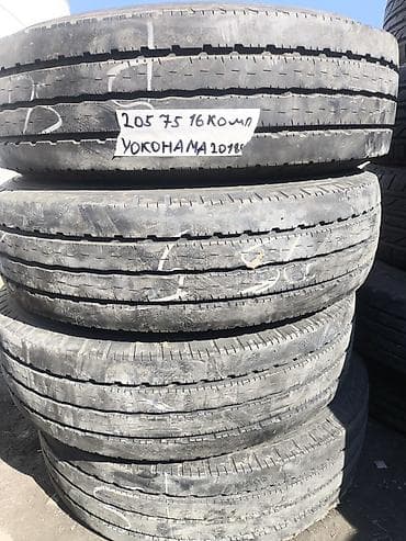 16 lt: Шины 205 / 75 / R 16, Лето, Б/у, Легкий коммерческий транспорт (C/LT), Yokohama — 1