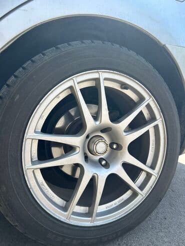 шины на ауди с4: Колеса в сборе R 17, Зима, Б/у, Комплект, Легковые, Литые, отверстий - 5 — 1