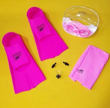 плавательные очки: Ласты для плавания тренировочные очки шапки для бассейна бассейна — 1