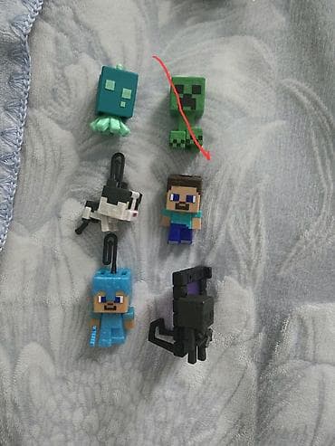 Minecraft Что внутри: - Крипер - Стив - Стив в алмазной броне с