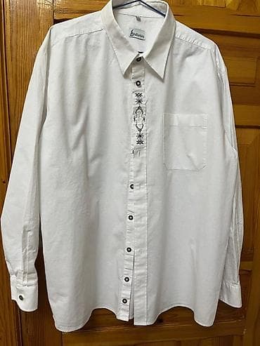 red centr: Рубашка Desigual, мужская, размер XL. - Цвет: белый с арт‑принтами и — 5