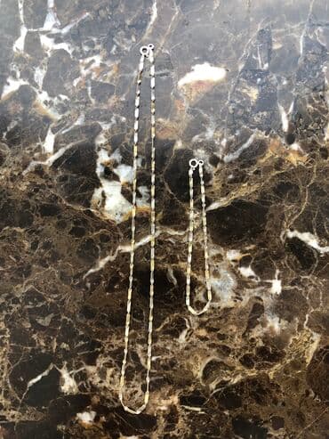 свадебное очень красивое платье: Набор украшений, Проба 925, Женские, Б/у — 3