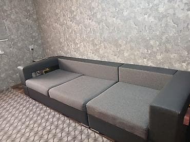 одно спальное: Спальный гарнитур, Шкаф, цвет - Серый — 1