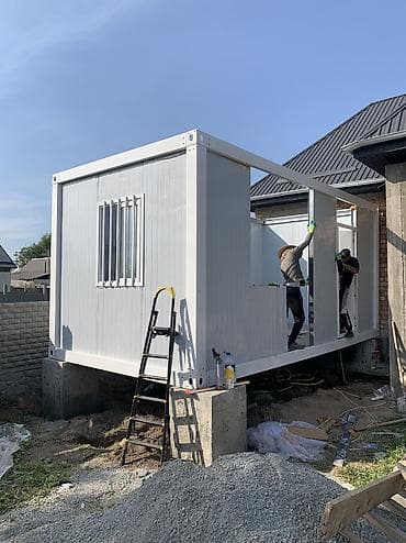дом на той: 📌 21 м² — 275 000 сом 3/7, 📌 28 м² - 364 000 сом 4/7 метров — 6