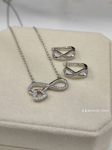 украшение шампанского для свадьбы: Набор украшений, Проба 925, Женские, Новый — 2