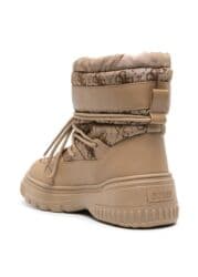 сапоги из натурального меха и кожи: Сапоги, 41, Guess, Новый, цвет - Бежевый, Самовывоз — 3