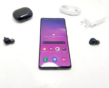 tecno spark 10pro: Samsung Galaxy S10 Lite, Б/у, 128 ГБ, цвет - Черный, 1 SIM, 2 SIM — 1
