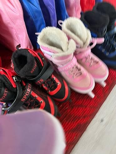 Спорт и хобби: Детские раздвижные коньки с утеплённым ботинком - Тип: ледовые коньки — 6
