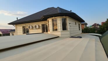 Керамическая черепица: Крыша односкат, двухскат, конверт, парапет, хай-тек, металлочерепица — 1