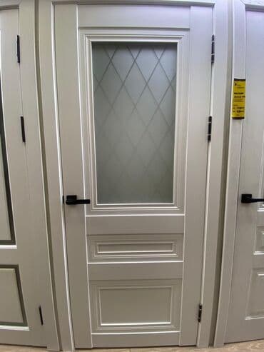 Межкомнатная дверь со стеклом, Стекло, 2 * x 60 см, Новый