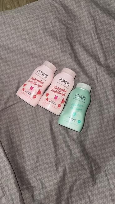 Pond’s детская присыпка для лица и тела, набор из 3 флаконов: - 2×