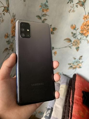 Уюлдук телефондор: Samsung Galaxy M31s, 128 ГБ, түсү - Кара, 2 SIM — 1