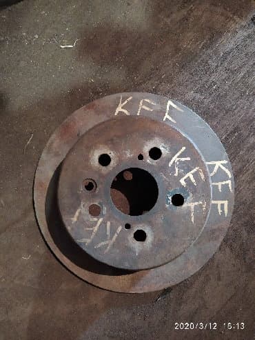 система форсунок: Toyota Carina E задний тормозной диск, Тоета Карина Е 1992 по 1998 — 1