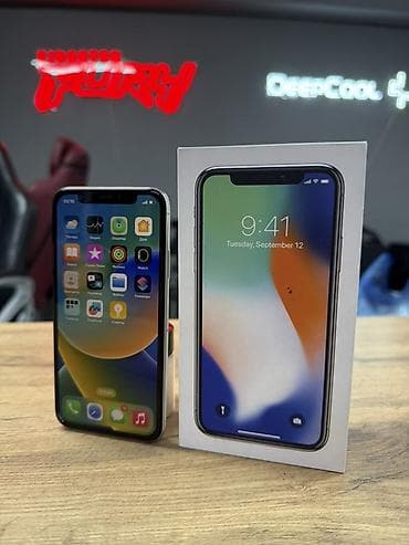 iphone 10 xr: IPhone X, Б/у, 64 ГБ, Белый, Коробка — 2