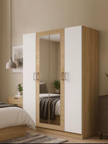 Буфеты: Шкаф для одежды, Новый, Прямой, ЛДСП — 8