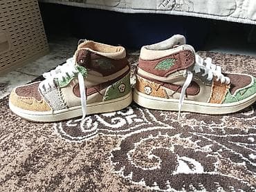 Мужские кроссовки, 37, Nike, Б/у, цвет - Коричневый — 4