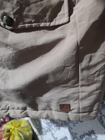 куртка парка: Мужское пальто, L, Jack & Jones, Б/у, цвет - Бежевый — 4