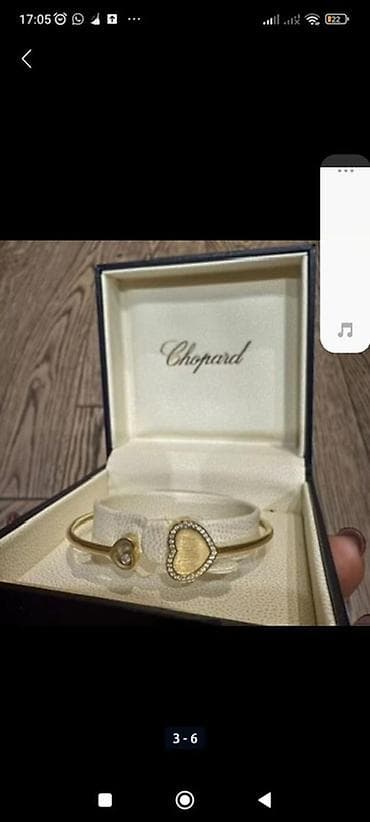 Женская обувь: Браслет Chopard с подвесками в форме сердца с бриллиантами! 750 — 2