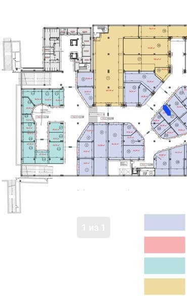 3 мкр: Сдаю Торговое место, В торговом центре, 28 м² Не действующий, Без оборудования, Без ремонта, Электричество, Видеонаблюдение и сигнализация — 6