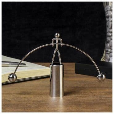 ящик инструментальный: Подарки Настольный маятник "Штангист" Сувенир для офиса, отличный — 2