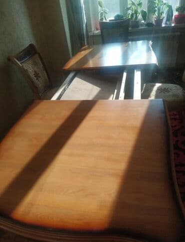 Шкафы: Стол трансформер Для зала, Раскладной стол, Длина, см: 240 см, цвет - Коричневый — 5