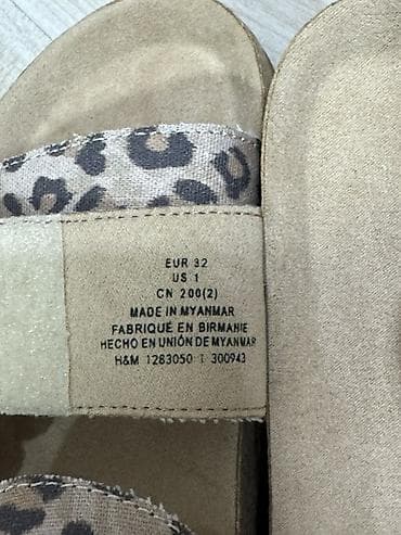 летние босоножки: Детские сандалии H&M - Размер: EUR 32 (указан на бирке и стельке) — 4