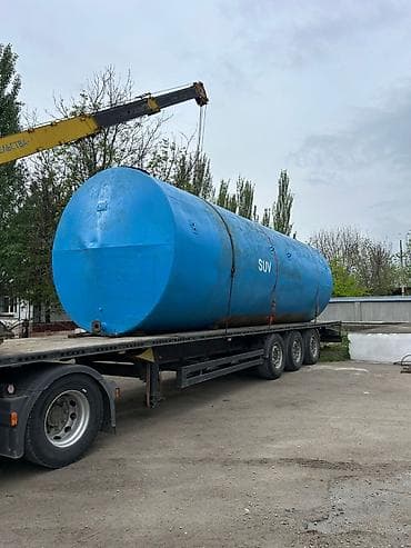 Оңдоп-түзөө жана курулуш: Горизонтальная стальная емкость-резервуар 50м³16м³ под воду — 4