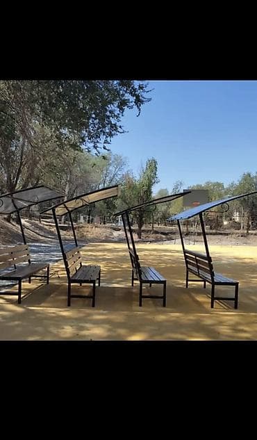 стул с подставкой для письма: Беседка 2 x 50 x 50 м, Металл — 6