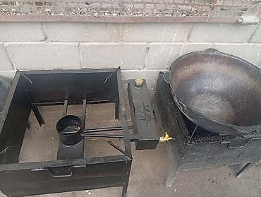 Газовые уличные горелки/плиты для казана и сковород, стальная рамная — 1