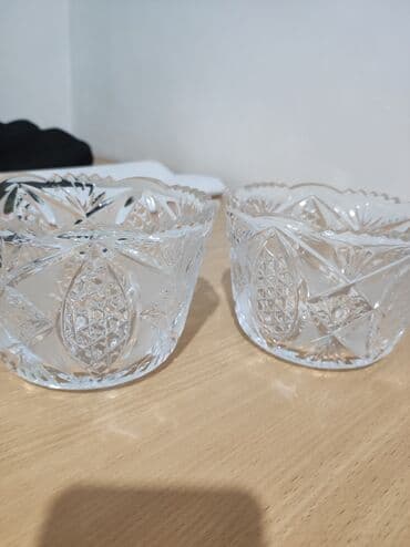 Посуда: Набор из 2 чайных чашек с блюдцами, черное стекло. - Цвет: глубокий — 7