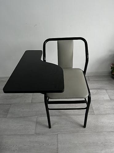 foldable table: Школьный стул, Железо, цвет - Серый — 1
