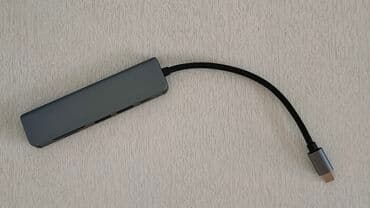 мак: Переходник type-c хаб в компактном корпусе из алюминиевого сплава. — — 4