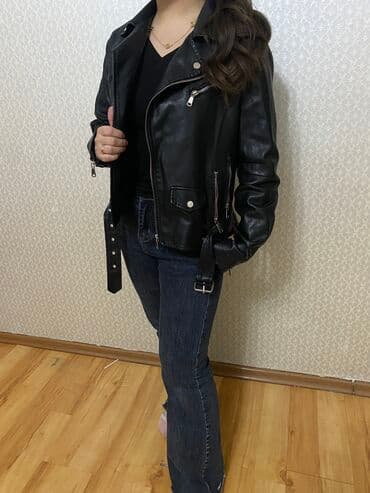 Кожаная куртка, Косуха, Кожзам, 2XL at lalafo.kg Кожаная куртка, Косуха, Кожзам, 2XL
