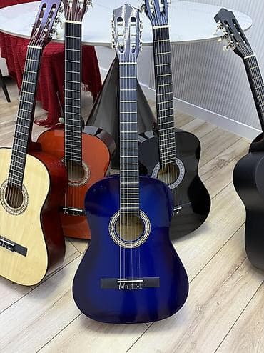 Гитаралар: Гитара классическая, с комплектом, 39 дюймов, 4/4 Широкий гриф — 6