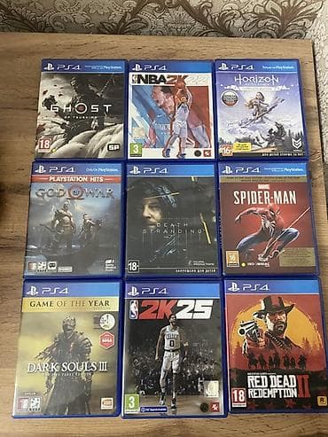 Коллекция игр для PlayStation 4 (диски в коробках) Состав: - Ghost of