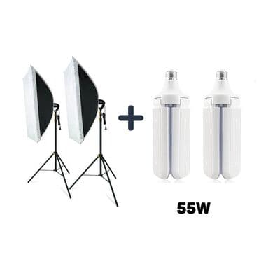 кольцевая лампа для видео: Набор студийного света Linco S Софтбокс 2шт 50х70 + Цоколь 2 шт + — 1