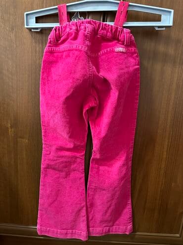 брендовые вещи оригинал: Джинсы и брюки, цвет - Розовый, Б/у — 6
