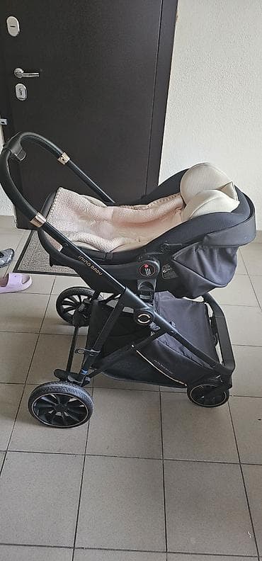 Детская коляска 2-в-1 IING BABY (шасси + автолюлька/переноска и — 1