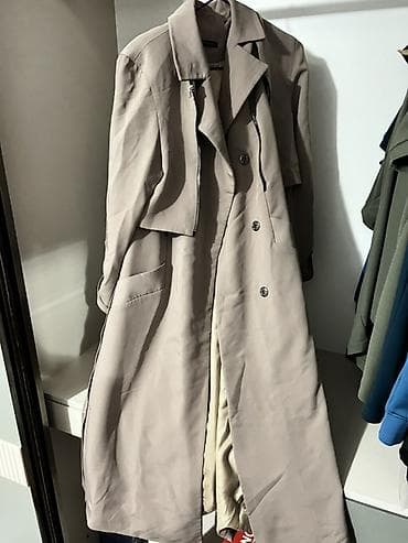 бир: Бежевый женский тренч с отстёгивающимися рукавами (превращается в — 1